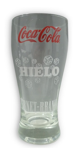 Vaso De Coca Cola Fernet Branca Vidrio 1000ml