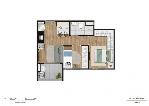 Imagem 12 de 12 de Compre Seu Apartamento Em Obras No Vibra Guilherme Com 41,64 M² | Vila Guilherme, São Paulo | Sp - Apo594745v