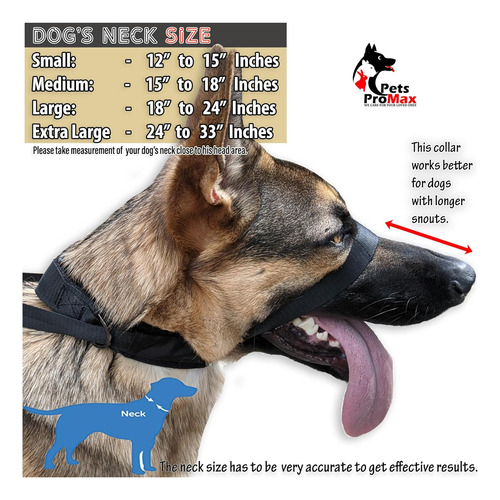Collar De Cabeza Anti-tirones Para Perros Grandes