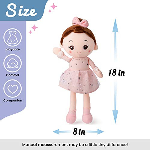 Stuffed Doll For Girl Soft Plush Snuggle Toy Sleeping &...