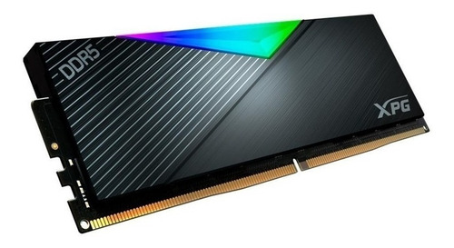 Imagen 2 de 3 de Memoria RAM Lancer RGB gamer color negro 16GB 1 XPG AX5U5200C3816G-CLAR