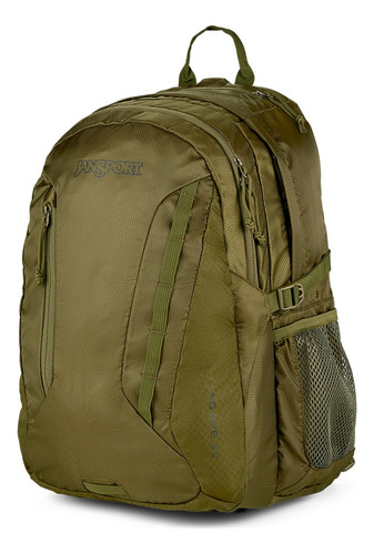 Mochila Jansport Agave Color Army green Diseño de la tela Liso