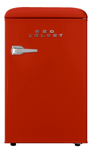 Frigobar Retro 76 L Termostato Ajustable Red Velvet Color Rojo