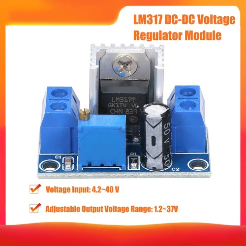 DEVMO LM317 Convertitore DC-DC Buck Step-Down Circuit