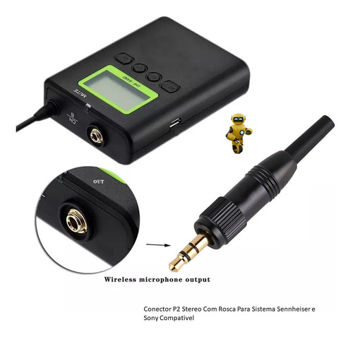 Imagem 5 de 7 de Plug P2 Estereo Para Manutenção Sennheiser & Sony Ew Uwp
