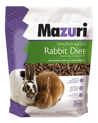 Mazuri Timothy Rabbit 1kg (conejo)