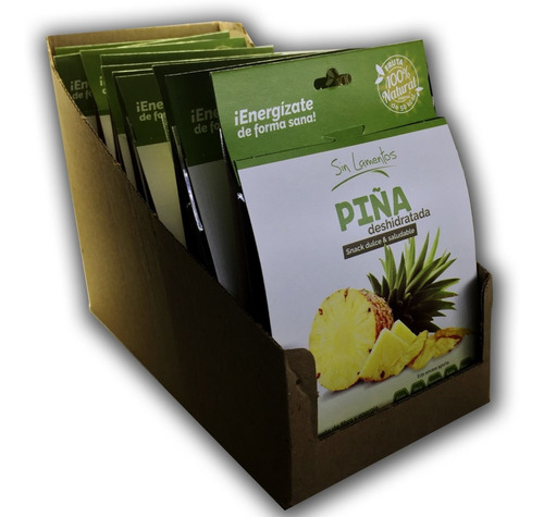 Imagen 5 de 5 de Piña Deshidratada (caja 12 Piezas)