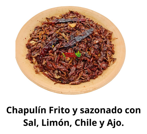 2 Kg Chapulines Ajo Y Chile Medianos Verdor Chili