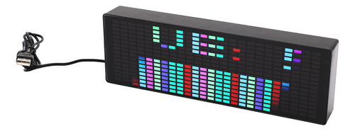 Analizador De Espectro Musical: 384 Led Rgb, 20 Dinámicos