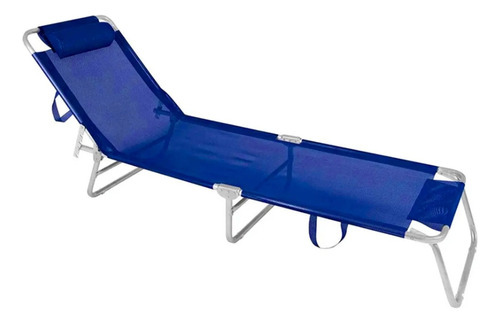 Reposera Cama Plegable Reclinable Aluminio Playa Botafogo