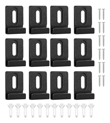 12 Piezas De Clips De Espejo De Metal, Kit De Clips De