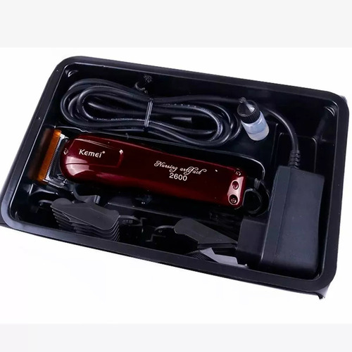 Maquina De Corte Cabelo Kemei 2600 Bivolt Sem Fio Profi + Nf
