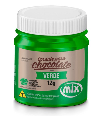 X3 Colorante Para Chocolate En Gel 12g Mix Verde