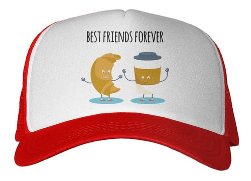 Gorra Best Friends Cafe Y Medialuna