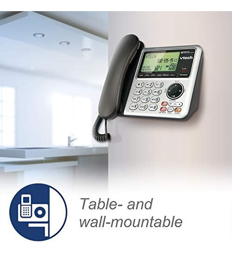 Vtech Csdect 6.0 Teléfono De Línea Fija De 2 Maneras