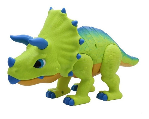 Dinossauro Tricerátops Com Som Jurassic Fun Junior Multikids