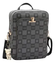 Comprar Mochila Feminina Chenson Elemento Gráfico Notebook 8485090 Cor Preto