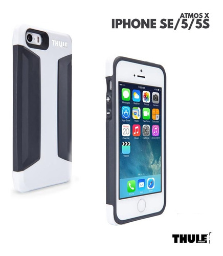 Case Para iPhone SE 5 5satmos X3 Thule Branco E Preto