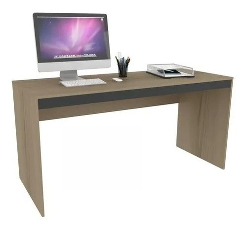 Escritorio Linea Premium Muebles Web 2931 Mdp Avena/negro