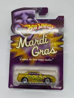 Hot Wheels 2007 Wal-mart Mardi Gras 99 Ford Mustang Lacrado