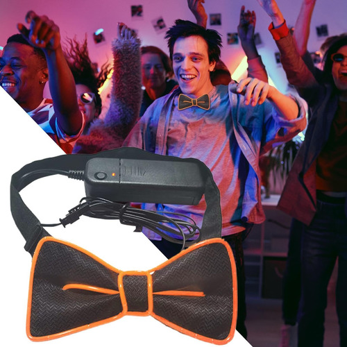Pajarita Led Corbatas Iluminadas Hombre Ajustable 3 Colores