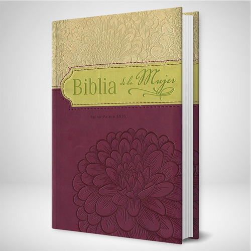 Biblia De La Mujer Rv95 - Bordó Y Beige - Editorial Aces