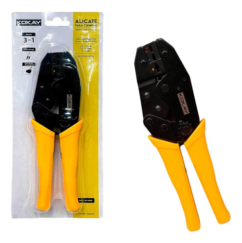 Alicate Para Crimpar Terminal Pré-isolado Olhal Garfo Pino