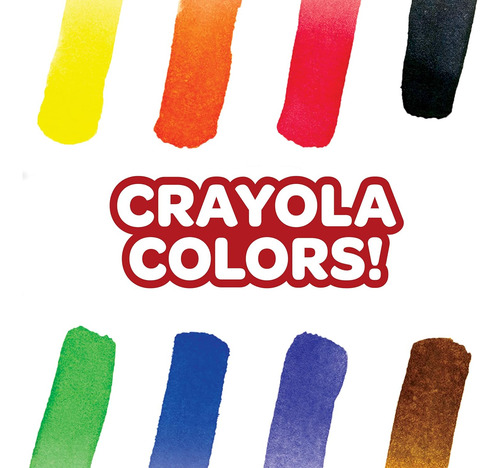 Conjunto De Mezcla De Acuarela De Crayola Con Pincel De Takl