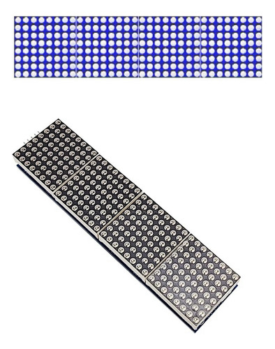 Módulo De Pantalla Led Max7219 32x8 Dot Matrix 4 En 1 Common