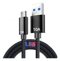Comprar Cables De Datos Tipo C De Carga Rápida Con Trenza De Nailon 