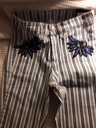 Pantalon Kosiuko Nuevo Talle M Rayado Super Rebajado