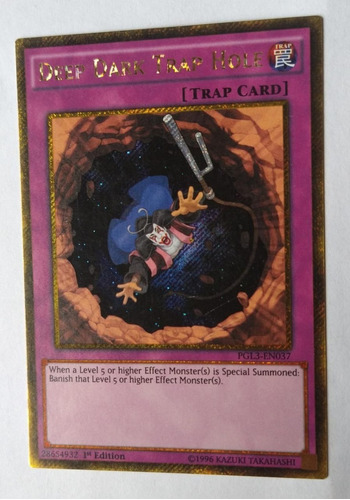 Yu Gi Oh! Deep Dark Trap Hole Pgl3-en037