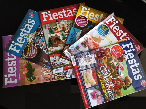 Kit De 6 Revistas Fiestas Manualidades Boda Navidad Eventos