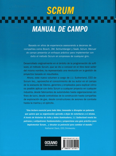 Scrum. Manual De Campo. Jeff Sutherland