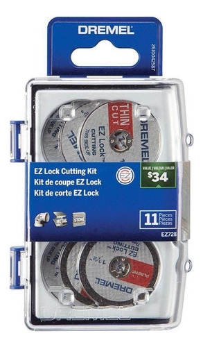 Kit 11 Acc Dremel Micro Kit Corte Ezlock