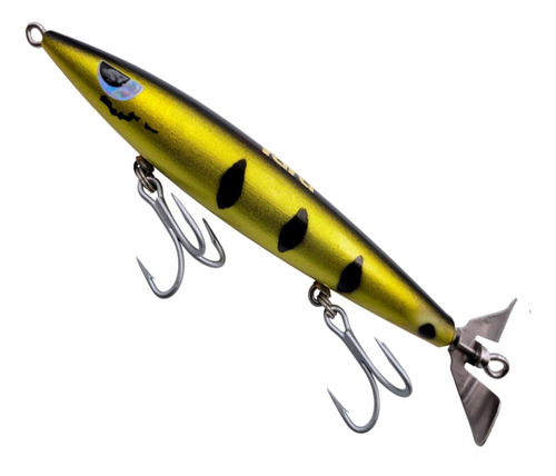 Isca Artificial Yara Devassa Slim 14cm 35g Madeira C/ Hélice