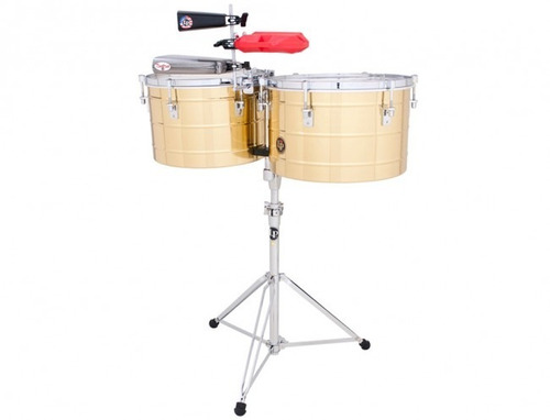 Timbales Lp Tito Puente 15 /16  Laton C/atril, Lp258b