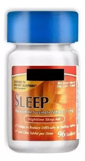 Nighttime Sleep Aid 25mg Doxylamine 96 Tablets Auxilio Sono