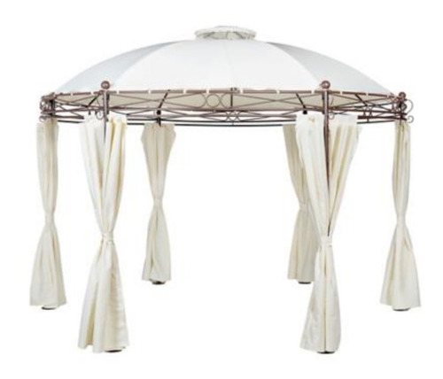 Imagen 1 de 5 de Toldo Pergola Con Cortinas 3.5 X 3.5 Mt Envío Gratis