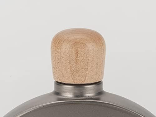 Snow Peak Titanium Flask - Esencial Para Acampar Ultraligero