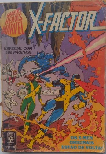 Gibi Grandes Herois Marvel  X-factor Especial C/ 100 Páginas