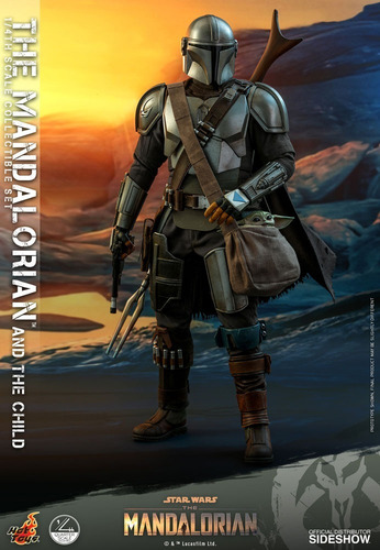 The Mandalorian The Child Grogu Hot Toys 1 / 4 Figura Escala