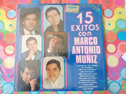 15 Exitos Con Marco Antonio Muñiz Lp Luz Y Sombra V