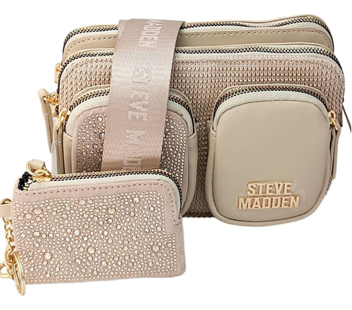 Steve Madden Bolsa Crossbody Con Monedero  Bshine Pedrería  