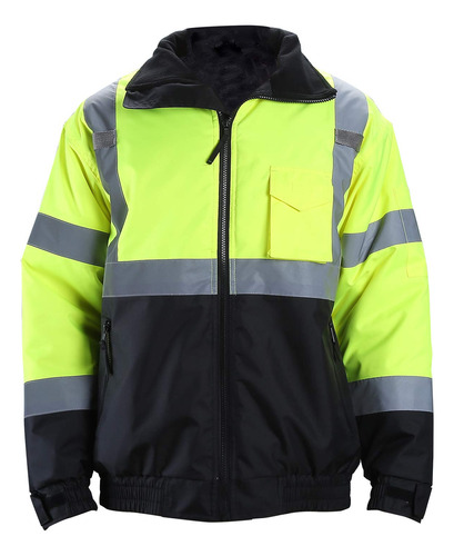 Fonirra Hi-viz Chaqueta Seguridad Para Hombre Forro Ansi