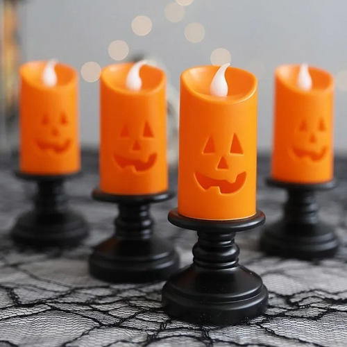 H 12 Velas Led De 13 Cm Luz Cálida Pilas Decoración De