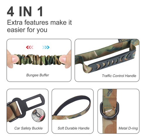 Correa Para Perros Actical Resistente Para Perros Medianos Y
