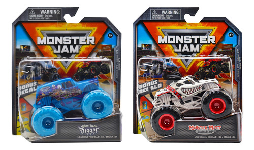 Monster Jam Pack Son Uva Y Dalmatian Serie 27 Spin Master