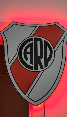 Cuadro Luminoso Led Futbol River Plate - Premium