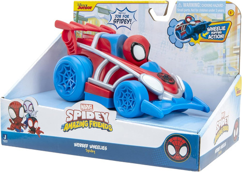 Pull Back Vehiculo Spidey Webbed Wheelies - Marvel Spidey